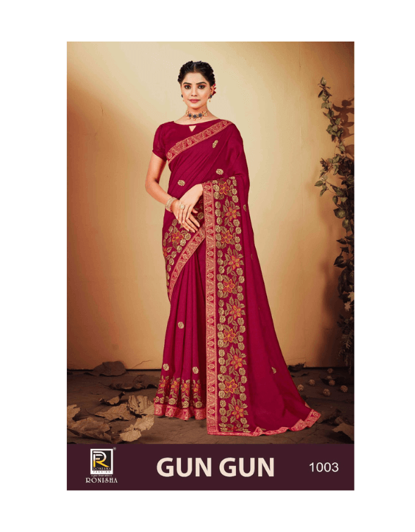 GUNGUN DESIGNER SAREE Ronisha Sarees