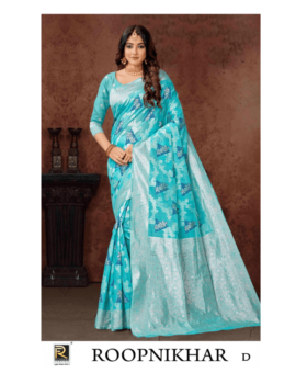 ROOPNIKHAR BY RONISHA SAREE BANARASI SILK PREMIUM FABRICS SUPER HIT COLLECTION SAREES