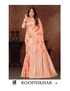 ROOPNIKHAR BY RONISHA SAREE BANARASI SILK PREMIUM FABRICS SUPER HIT COLLECTION SAREES