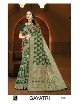 GAYATRI BY RONISHA SAREE BANARASI SILK PREMIUM FABRICS SUPER HIT COLLECTION SAREES
