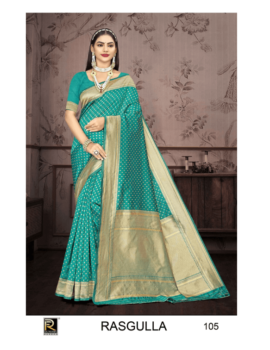 RASGULLA BY RONISHA SAREE BANARASI SILK PREMIUM FABRICS SUPER HIT COLLECTION SAREES