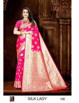 SILK LADY BY RONISHA SAREE BANARASI SILK PREMIUM FABRICS SUPER HIT COLLECTION SAREES